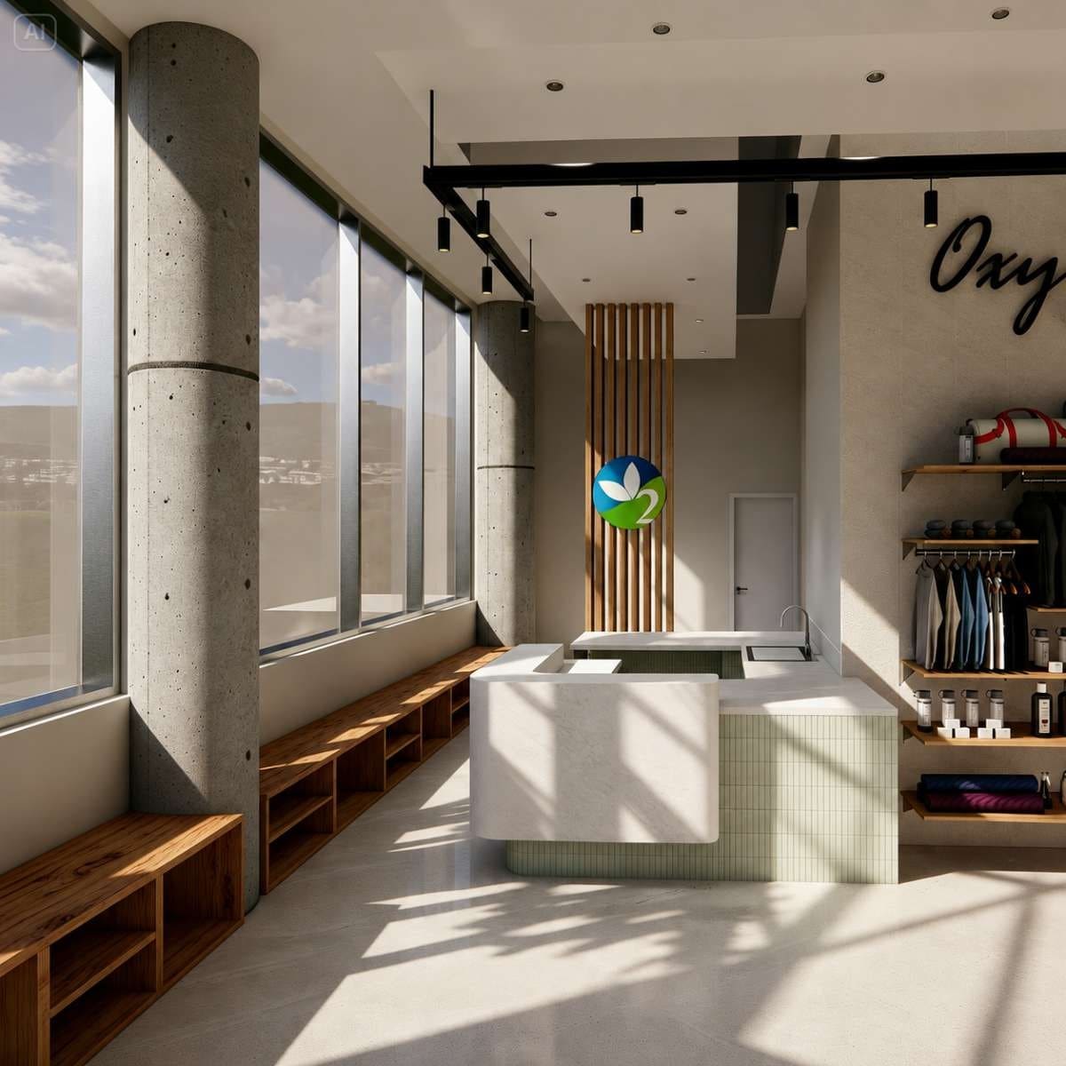 Studio entrance
